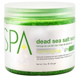 BCL SPA Dead Sea Salt Soak- Lemongrass + Green Tea