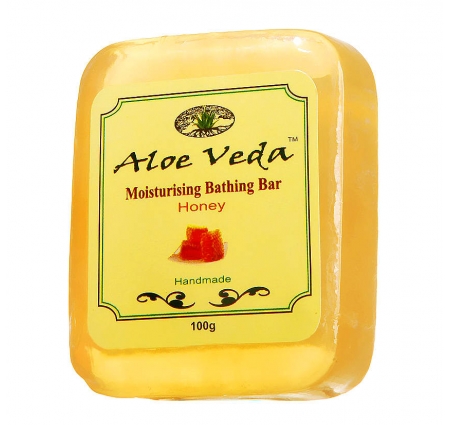 Aloe Veda Moisturising Bathing Bar-Honey