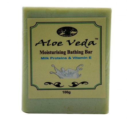 Aloe Veda Moisturising Bathing Bar Milk Proteins and Vitamin E