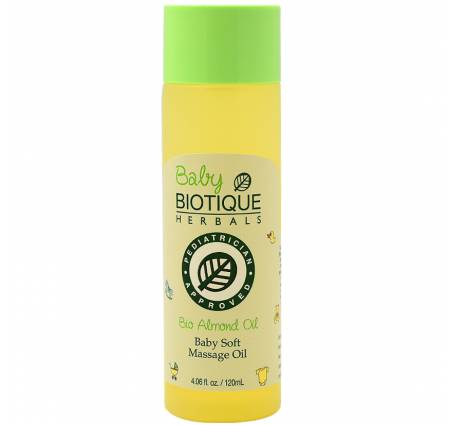 Biotique Baby Bio Almond Baby Soft Massage Oil Biotique Baby Bio Almond Baby Soft Massage Oil